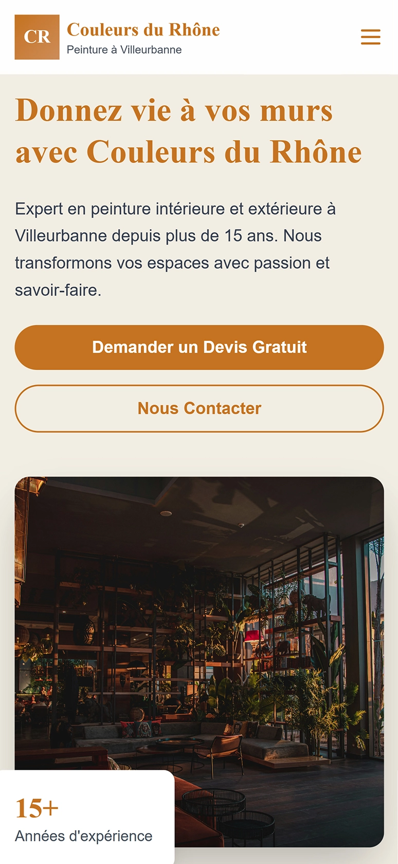 Site Vitrine Artisan Peintre – Villeurbanne. superfazard