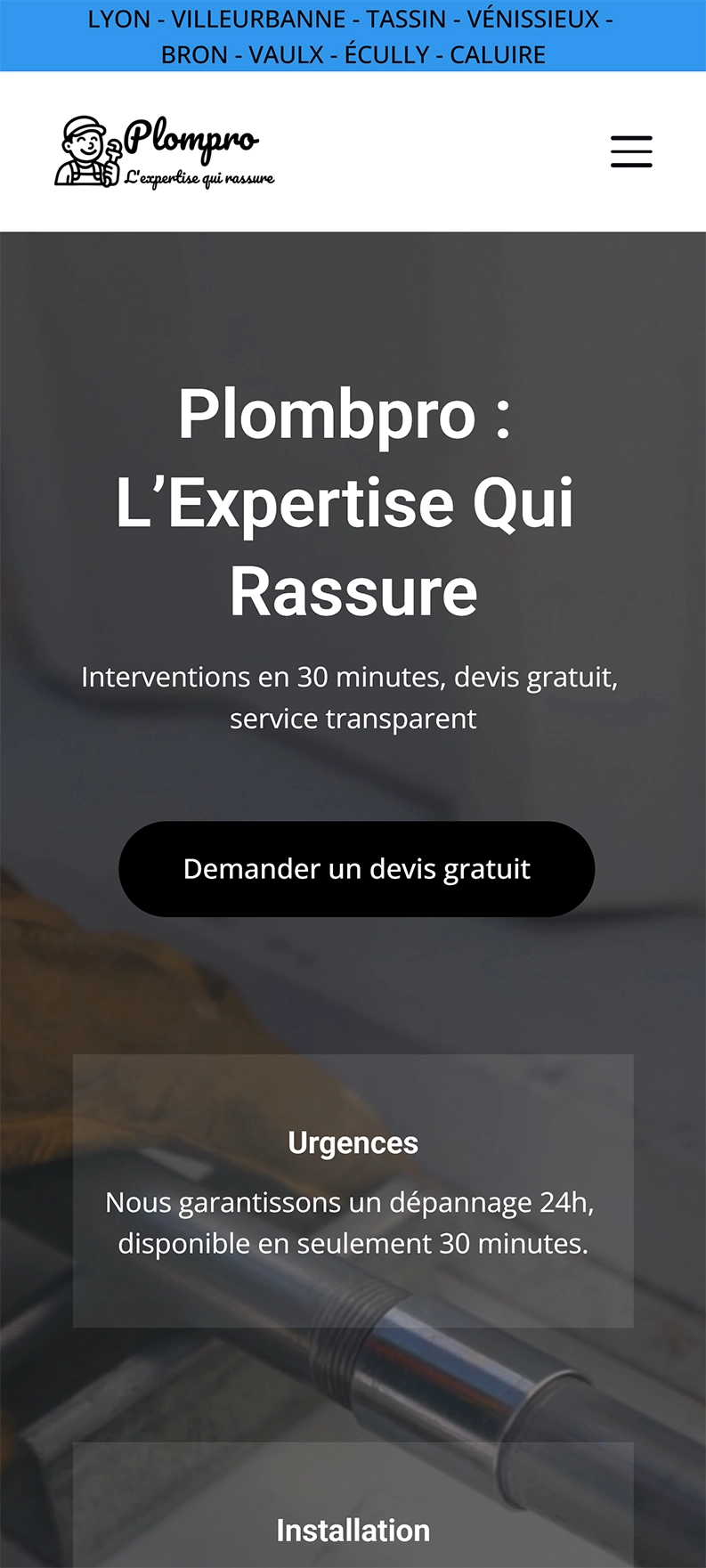 créer un site vitrine gratuit – Lyon